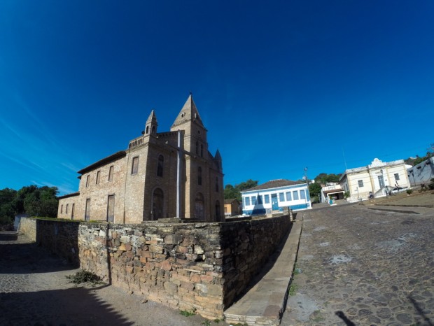   Igreja de santo Antonio, no  centro da cidade de Grão Mogol,  (MG)que foi construída por escravos.    .( Foto Joel Silva / Folhapress. )